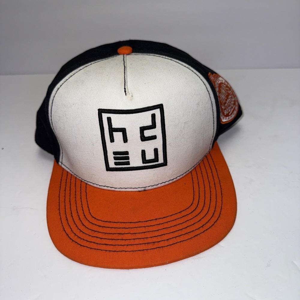HDEU Head Down Eyes Up Jimmys‎ Seafood Mesh Snapback Hat Cap Embroidery